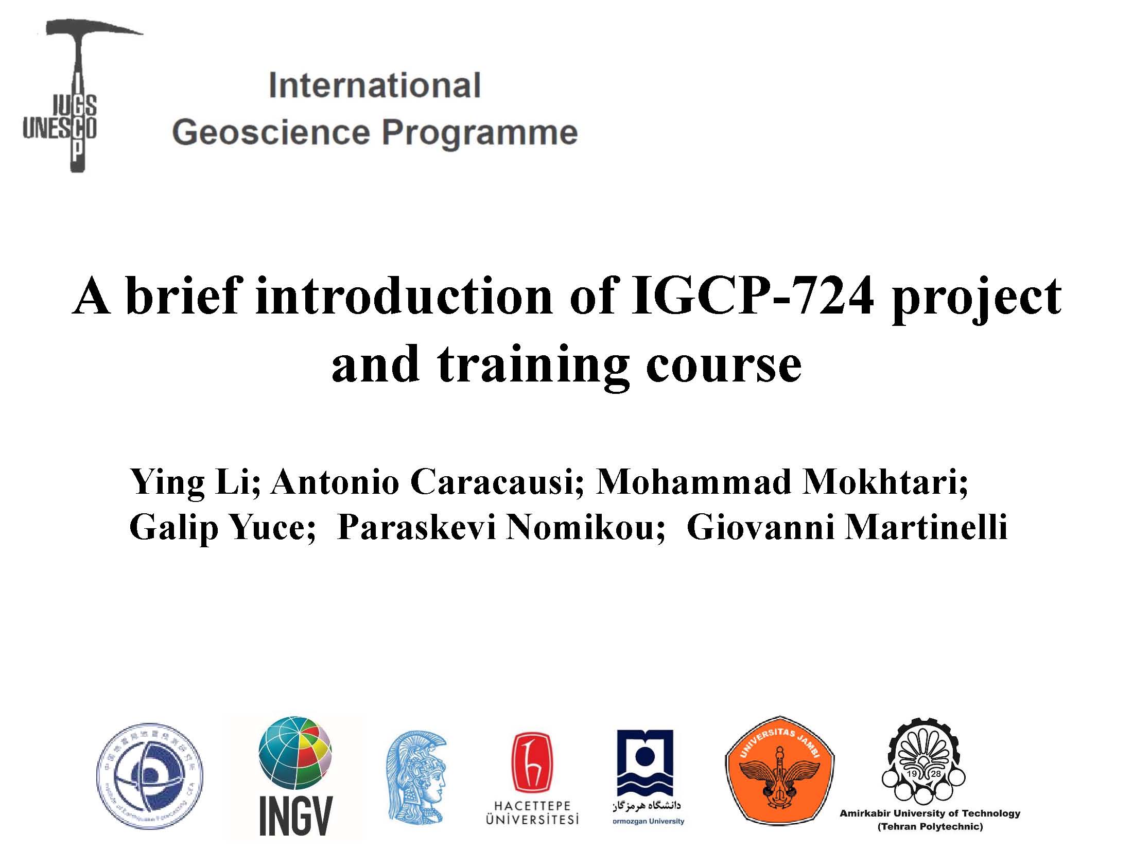 01-Prof. Ying LI-IGCP-A brief 24 project and training course 1.jpg